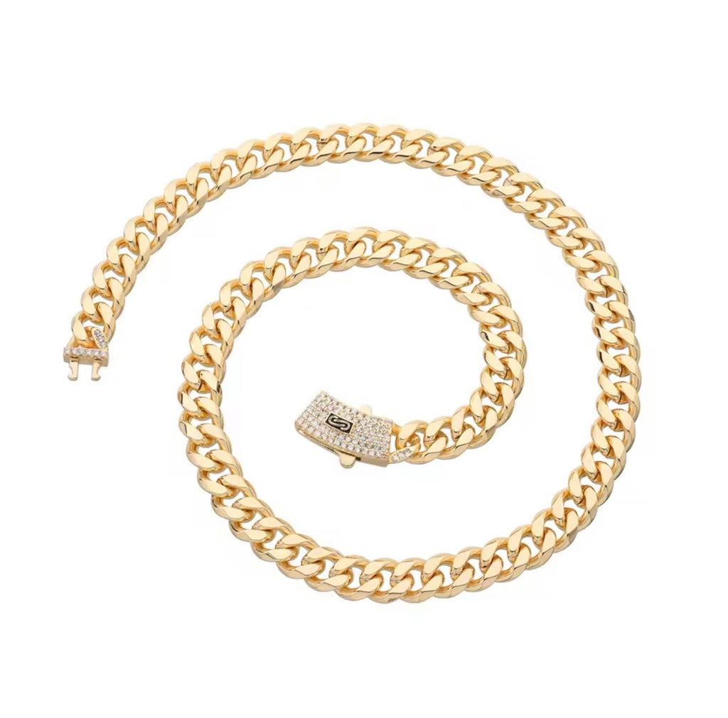Cuban Necklace Ice Crystal